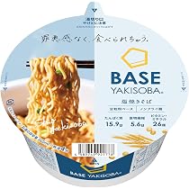 Amazon.co.jp: ベース焼きそば 塩焼きそば 8個 カップ麺 置き換え